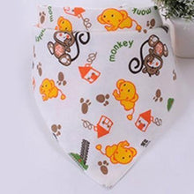Load image into Gallery viewer, Baby Bibs Cute Cartoon Pattern bib  Burp Cloths Saliva Towel Cotton Infant Burp Cloths Bib For Kids
