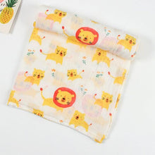 Load image into Gallery viewer, Newborn Swaddle Baby Multi-use  Bamboo Cotton Blanket Infant  Newborn Baby Wrap Blanket For Girls And Boys
