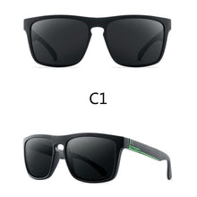 Load image into Gallery viewer, Men Polarized Sunglasses Vintage Anti-UV Driving Driver Black  Eyewear Rectangle Shades Men Oculos masculino
