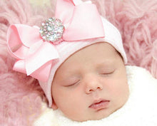 Load image into Gallery viewer, Cute Newest Newborn Baby Girl Comfy Bowknot Cap Elegant Beanie Design Fashionable Babies  Hat
