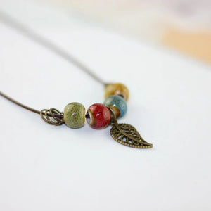 New fashion women's ceramic classic necklaces & Pendants DIY handmade necklace for women Christmas Gift #5228