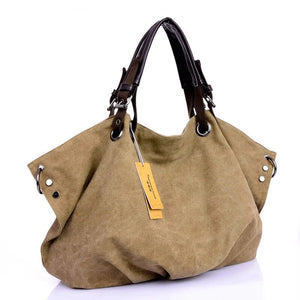 Women Canvas Messenger Bags Handbags Female Tote Bolsas Femininas Ladies Shoulder Crossbody Bags Women's Top-Handle Bags