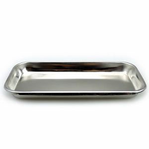 1pc Stainless Steel Dental Tool Holder Plate Tray Dental Medical Instrument Dish Dental Equipment Oral Lab Surgical Tray (RPM Dental)