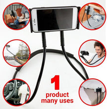 Load image into Gallery viewer, Universal Flexible Mobile Phone Holder Hanging Neck Lazy Necklace Bracket Bed 360 Degree Phones Holder Stand
