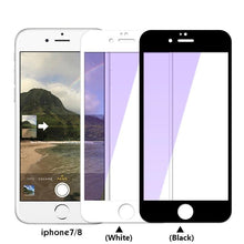 Load image into Gallery viewer, 3Pcs/lot for iphone glass Protective glass iphone Full Cover Tempered Glass for iphone 6 7 8 Screen Protector For iphone 8 Plus Full Coverage Tempered Glass Screen Protector Film Edge
