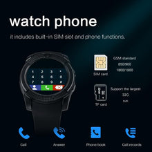 Load image into Gallery viewer, Famous Sport Men Smart Watch WIth SIM card For Android and IOS sistems With Camera Rounded Answer Call Dial Call Smartwatch and  Heart Rate Fitness Tracker
