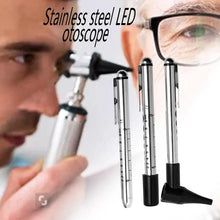 Load image into Gallery viewer, Otoscope Set Fiber Optic Otoscope Ophthalmoscope LED ENT Diagnostic Examination Kit Ear Nose and Throat Exam Kit
