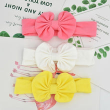 Load image into Gallery viewer, Modern 3PCS Set Floral Bows Baby Headband Dot Bowknot Cotton Hair Band Girls Hair Accessories For Girls
