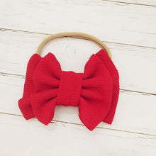 Load image into Gallery viewer, Modern Fashion Floral Headband Newborn Baby Elastic Hairbands Pearl Fresh Style Bow Knot For Girls
