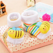 Load image into Gallery viewer, Cotton Baby Socks Rubber Anti Slip Boy Girl Floor Kids Toddlers Autumn Spring Cartoon Infant Newborn Sock
