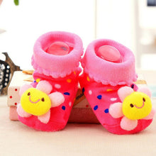 Load image into Gallery viewer, Cotton Baby Socks Rubber Anti Slip Boy Girl Floor Kids Toddlers Autumn Spring Cartoon Infant Newborn Sock
