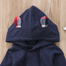 Load image into Gallery viewer, New Fashion Elegant Modern Autmn Romperfor For Newborn Infant Kids Baby Boys and Grid Romper Jumpsuit Hooded In Trendy Style
