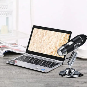 Professional 1600X 8 LED Digital Microscope USB Endoscope Camera Microscopio Magnifier Electronic Magnification