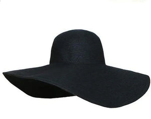 LNPBD hot 2017 Women's white hat summer black oversized sunbonnet beach cap women's strawhat sun hat summer hat