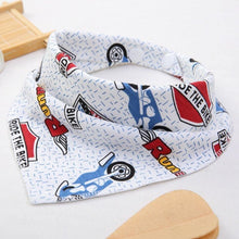Load image into Gallery viewer, Baby Bibs Cute Cartoon Pattern bib  Burp Cloths Saliva Towel Cotton Infant Burp Cloths Bib For Kids
