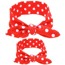 Load image into Gallery viewer, Mother &amp; Baby Headbands Print Floral Elastic Hair Bands Parent-Child Hair Accessories Bow For Baby Girls Bow in Modern Design
