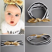 Load image into Gallery viewer, Baby Girl Headband Infant Turban Cloth Tie Bow For Newborn Bandage Tiara Headwear For Toddler
