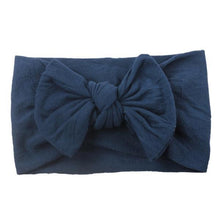 Load image into Gallery viewer, Cute Baby Girl Headbands Knitted Newborn Baby Bows Haiband Turban Head Warm head band
