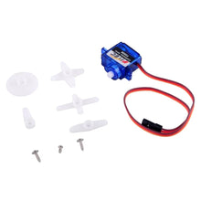 Load image into Gallery viewer, 4Pcs Feetech FS90R RC Servo, 360 Degree Continuous Rotation Micro Servo Motor +4Pcs Wheel Tire For Robot RC Car Drones Smart Car
