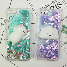 Load image into Gallery viewer, 3D  Cat Case For Iphone 5s Se 7 7 Plus Case Liquid Quicksand Glitter Silicone Case For Iphone 8 8 Plus X 6 6s Cover  Rubber Silicone Phone Case
