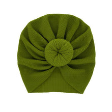 Load image into Gallery viewer, Baby Accessories Newborn Toddler Kids Baby Boy Girl Solid Knot Hats Turban Cotton Beanie Candy Color Hat For Kids
