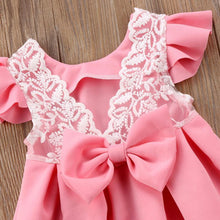 Load image into Gallery viewer, Luxury Modern Elegant Baby Girl Tops Bow Dresses Lace Ball Gown Tutu Party Dress Sundress Baby Girls Princess Clothing Style
