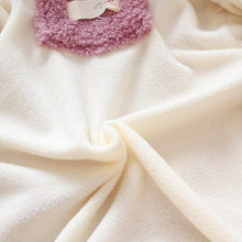 Load image into Gallery viewer, Baby Girls Winter Coats Newborn Baby Thick Velvet Outerwear For  Toddler Hoodies For Girls With Heart Print Design For Girls And Babies
