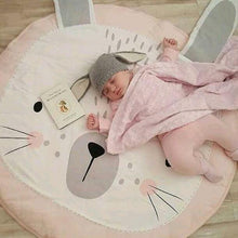Load image into Gallery viewer, Luxury Mdoern Cartoon Animals Baby Play Mat Foldable Kids Crawling Pad Round Carpet Rug Toys Cotton Children Room Decor Photo Props Carpet For Kids
