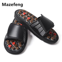Load image into Gallery viewer, Massage Slipper Shoes Men Summer Slipper Health Rotating Accupressure Foot Slippers for Men Women Acupoint Healthcare Slipper
