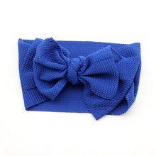 Load image into Gallery viewer, Adjustable Big Bow Headwrap  Top Knot Headbands Over Sized Bow Hair Turban for Newborn Girl
