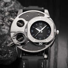 Load image into Gallery viewer, Men Watch With Hardlex Glass and Leather High Quality Band Modern Luxury Style Unique Design Perfect Gift
