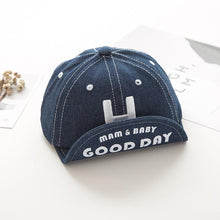 Load image into Gallery viewer, Cotton Baby Adjustable Letter Baseball Caps For Boys &amp; Girl Hats Children Snapback Hip-Hop Sun Hat In Modern Style
