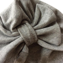 Load image into Gallery viewer, Baby Girl Hat Cotton Big Bow Cap For Baby Girls 2 Layer Butterfly Kids Caps Baby Beanie Winter Children's Hats
