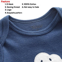 Load image into Gallery viewer, Modern 3PCS Baby Girl And Boy Newborn Boy Short Sleeve Baby Romper Jumpsuit Set For Boys and Girls

