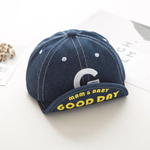 Load image into Gallery viewer, Cotton Baby Adjustable Letter Baseball Caps For Boys &amp; Girl Hats Children Snapback Hip-Hop Sun Hat In Modern Style
