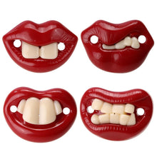 Load image into Gallery viewer, Modern Intereting Food Grade Silicone Funny Baby Pacifiers Nipple Teethers Toddler Pacifier For Baby Boys and Girls
