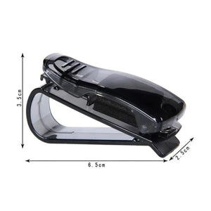 KAWOO Hot Sale Car Accessories Sun Visor Sunglass Eyeglasses Glasses Card Pen Abs Portable Clip Ticket Holder Stand 1Piece