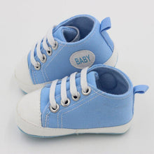 Load image into Gallery viewer, Classic Canvas Newborn Baby Boys Girls First Walkers Toddler Soft Sole Anti-slip Sneakers
