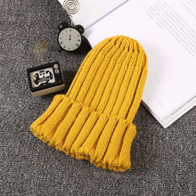 Load image into Gallery viewer, Modern Luxury Solid Baby Boy Girl Autumn Winter Beanie Warm Cap For Kids In Elegant Design

