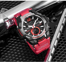 Load image into Gallery viewer, New Modern Luxury Sport Watch For Men Fashion Casual Alarm Clock 50M Waterproof In Military Chrono Dual Display Style Wristwatches Relogio Masculino
