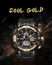 Load image into Gallery viewer, Modern Sport Watch For Men and Woman With LED Digital Quartz Display Men's Top Brand Luxury Digital-watch Relogio Masculino In Army Military Popular Design Waterproof 50M
