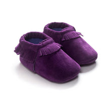 Load image into Gallery viewer, Baby PU Soft Soled Non-slip Leather Shoe For Autumn And Winter Warm Comfortable Shoes
