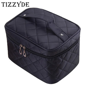 Cosmetic box 2023 female Quilted professional cosmetic bag women's large capacity storage handbag travel toiletry makeup bag ML1