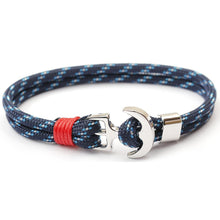 Load image into Gallery viewer, Luxury Modern Handamde Multilayer Anchor Bracelets Charm Survival Rope Chain Fashion Jewelry Bracelet For Men and Women
