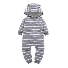 Load image into Gallery viewer, Modern Colorful Interesting Newborn Baby Unisex Warm Clothing Long Sleeved Cotton Romper For Kids
