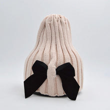 Load image into Gallery viewer, Modern Trend Big Bows Knitted Baby Girl Hat Cap Warm Kids baby winter Hat For Girls
