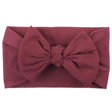Load image into Gallery viewer, Cute Baby Girl Headbands Knitted Newborn Baby Bows Haiband Turban Head Warm head band
