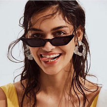 Load image into Gallery viewer, New Women Cateye Vintage Small Sunglasses Brand Designer Retro  Female Lady Eyeglass Cat Eye In Vintage Old Style
