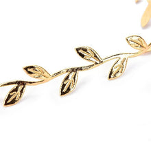 Load image into Gallery viewer, Luxury Modern Gold Silver Leaves Hairbands Summer Hair Accessories Bridal Trendy Jewelry For Mother and  Daughter
