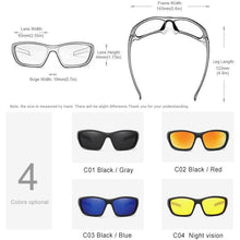 Load image into Gallery viewer, Sport Popular Men's Polarized Sunglasses TR90 Frame Night Vision Mirror Eyewear Sunglasses High Quality OCulus De Sol Military Style sunglasses
